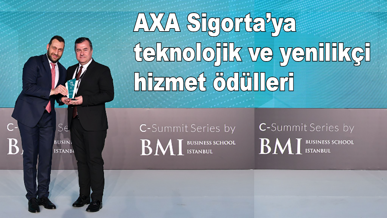 AXA Sigorta’ya teknolojik ve yenilikçi hizmet ödülleri