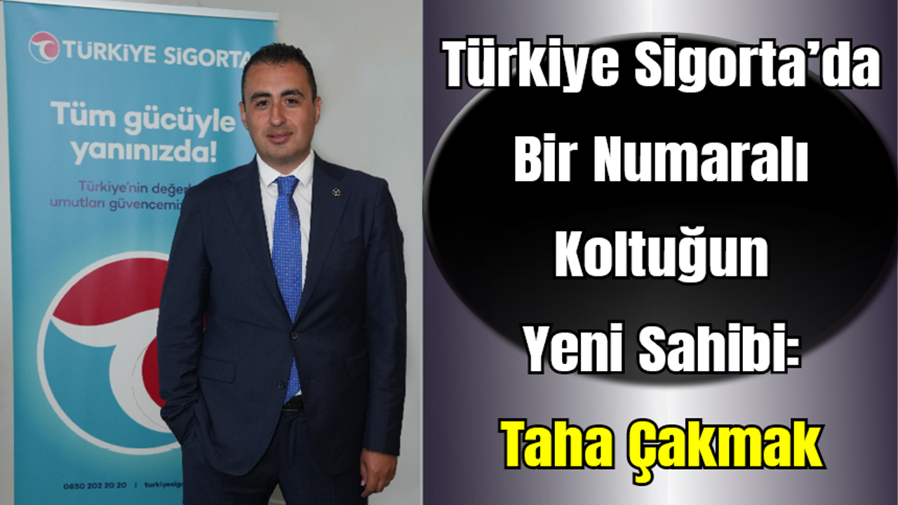 Türkiye Sigorta'ya yeni genel müdür: Taha Çakmak