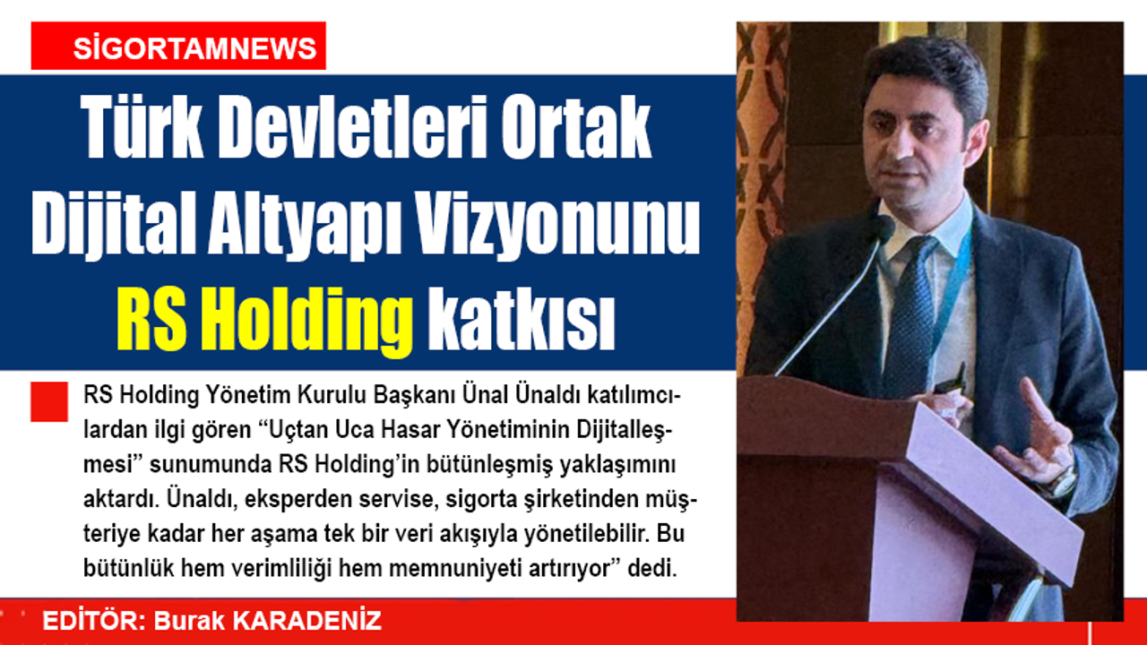 Türk Devletleri Ortak Dijital Altyapısına RS Holding katkısı