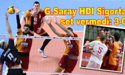 Galatasaray HDI Sigorta set vermeden kazandı: 3-0
