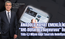 AHE-Dijital BES Başvurusu ile 4.3 milyon kâğıt tasarrufu