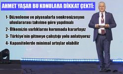 Ahmet Yaşar bu noktalara dikkat çekti