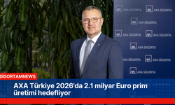 AXA Türkiye 2026'da 2.1 milyar Euro prim üretimi hedefliyor