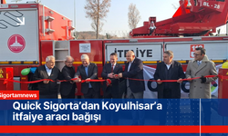 Quick Sigorta’dan Koyulhisar’a itfaiye aracı bağışı