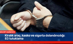 Kiralık araç, kasko ve sigorta dolandırıcılığı: 83 tutuklama