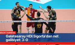 Galatasaray HDI Sigorta'dan net galibiyet: 3-0