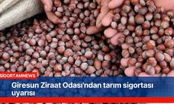 Giresun Ziraat Odası'ndan tarım sigortası uyarısı