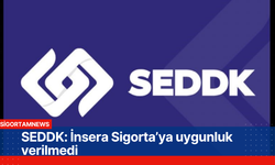 SEDDK: İnsera Sigorta’ya uygunluk verilmedi
