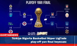 Türkiye Sigorta Basketbol Süper Ligi'nde yarı final heyecanı