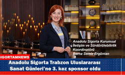 Anadolu Sigorta Trabzon Uluslararası Sanat Günleri'ne 3. kez sponsor