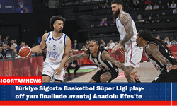 Türkiye Sigorta Basketbol Süper Ligi play-off yarı finalinde avantaj Anadolu Efes’te