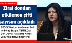 Zirai dondan etkilenen çifti sayısını açıkladı