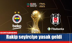 Türkiye Sigorta Basketbol Süper Ligi final maçlarında rakip seyirciye yasak geldi