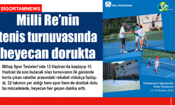 Milli Re’nin tenis turnuvasında heyecan dorukta