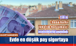 Evde en düşük pay sigortaya ayrıldı