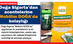 Doğa Sigorta’dan acentelerine Mobilim DOĞA’da kolaylığı