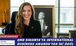 QNB Sigorta’ya International Business Awards’tan iki ödül