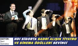 HDI Sigorta Sadri Alışık Tiyatro ve Sinema ödülleri sevinci