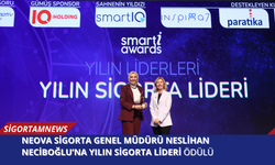 Neova Sigorta Genel Müdürü Neslihan Neciboğlu'na Yılın Sigorta Lideri ödülü