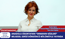 Anadolu Sigorta’nın “Ormanın Gözleri” Belgesel Serisi Dördüncü Bölümüyle Yayında