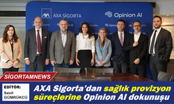 AXA Sigorta’dan sağlık provizyon süreçlerine Opinion AI dokunuşu