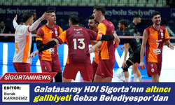 Galatasaray HDI Sigorta’nın altıncı galibiyeti