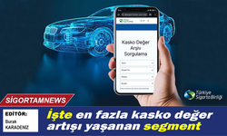İşte en fazla kasko değer artışı yaşanan segment