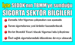 İşte SEDDK’nın TBMM’ye sunduğu sigorta sektör verileri