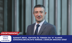 Garanti BBVA, CDP’den Üç Temada da “A” Alarak Sürdürülebilirlikte Küresel Liderler Arasına Girdi