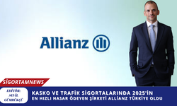 Kasko ve Trafik sigortalarında 2025’in en hızlı hasar ödeyen şirketi Allianz Türkiye oldu