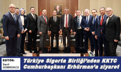 Türkiye Sigorta Birliği’nden KKTC Cumhurbaşkanı Erhürman’a ziyaret