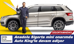 Anadolu Sigorta mini onarımda Auto King’le devam ediyor