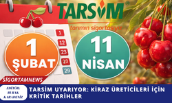 TARSİM uyarıyor: Kiraz üreticileri için kritik tarihler