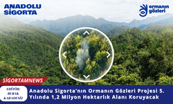 Anadolu Sigorta’nın Ormanın Gözleri Projesi 5. Yılında 1,2 Milyon Hektarlık Alanı Koruyacak