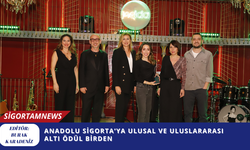 Anadolu Sigorta’ya Ulusal ve Uluslararası Altı Ödül Birden