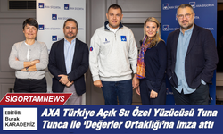 AXA Türkiye Açık Su Özel Yüzücüsü Tuna Tunca ile ‘Değerler Ortaklığı’na imza attı