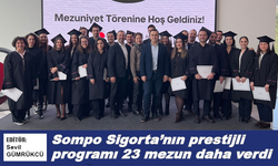 Sompo Sigorta'nın prestijli programı 23 mezun daha verdi