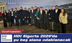 HDI Sigorta 2026’da şu beş alana odaklanacak