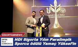 HDI Sigorta Yılın Paralimpik Sporcu ödülü Yamaç Yüksel’in