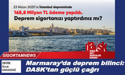 Marmaray’da Deprem Bilinci: DASK’tan Güçlü Çağrı