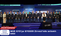 MHR GYO’ya GYODER Zirvesi’nde anlamlı ödül
