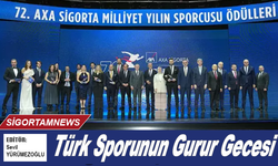 Türk Sporunun Gurur Gecesi: 72. AXA Sigorta Milliyet Yılın Sporcusu Ödülleri