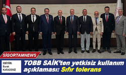 TOBB SAİK’ten yetkisiz kullanım açıklaması: Sıfır tolerans