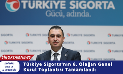Türkiye Sigorta’nın 6. Olağan Genel Kurul Toplantısı Tamamlandı
