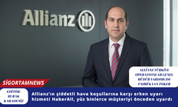 Allianz’ın şiddetli hava koşullarına karşı erken uyarı hizmeti HaberAll, yüz binlerce müşteriyi önceden uyardı