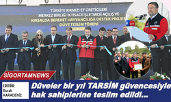 Düveler bir yıl TARSİM güvencesiyle hak sahiplerine teslim edildi