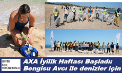 AXA İyilik Haftası Başladı: Bengisu Avcı ile denizler için
