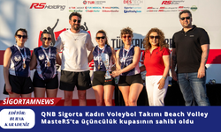 QNB Sigorta Kadın Voleybol Takımı Beach Volley MasteRS’ta üçüncülük kupasının sahibi oldu