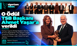 O Ödül TSB Başkanı Ahmet Yaşar'a verildi