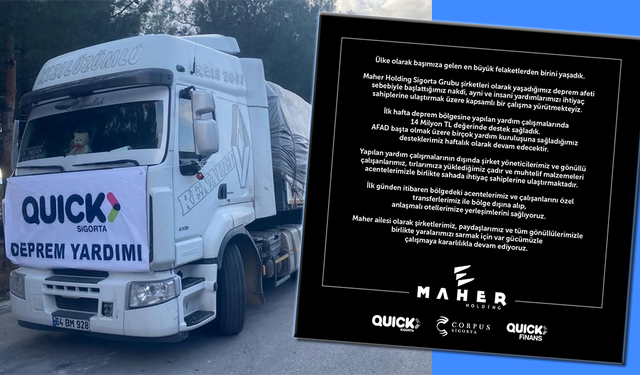 Maher Holding’den ilk hafta 14 milyon TL destek